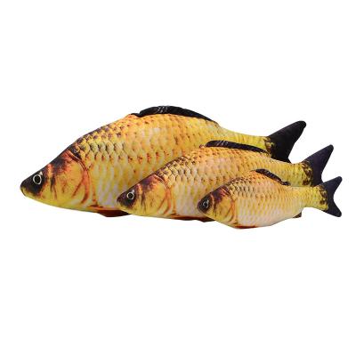 China Cats Plush Fish Pet Products Cat Toys Crucian Carp Fall Scumbresoce Cat Toys for sale