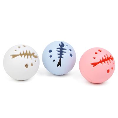 China 2020 Stocked New Cheap Eco-friendly Cat Toy, Flash, Bell, Catnip Cat Ball, Three In One PET Toys Stocked for sale