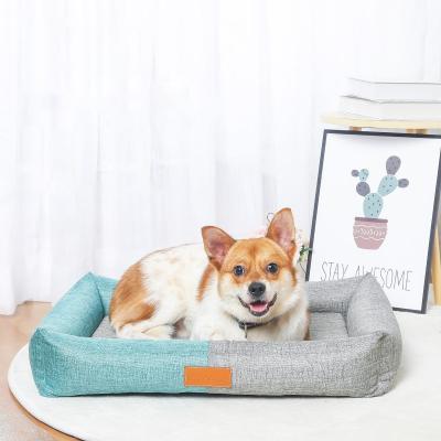 China Sustainable Soft Breathable Dog Nest Easy To Clean Large Luxury Pet Bed Sofa Cushion Pet Beds And Accessories for sale