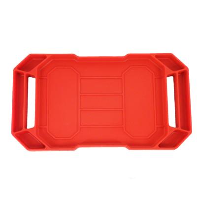 China Machanics factory non-slip large size direct silicone Flexible Tool Tray Silicone Tool Job Box for sale