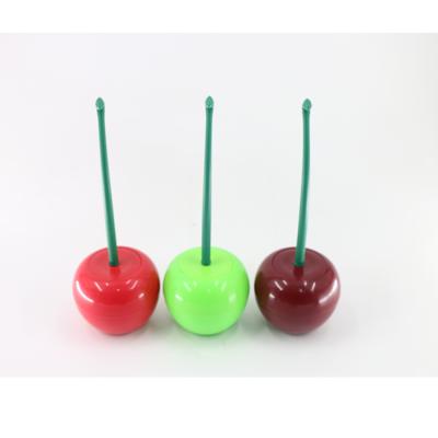 China Viable New Style Custom Shaped Bathroom Accessories Toilet Brush Custom Cherry, Cherry Toilet Cleaner Brush for sale