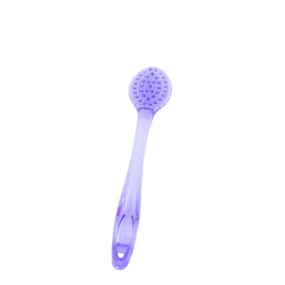 China Wholesale Eco-Friendly Long Handle Silicone Brush Cleaner New Bath Body Brushes , Brush Body for sale