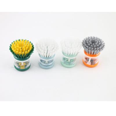 China Eco-friendly Kitchen Washing Tool Pot Dish Sweep Plastic Soft Bristle Dish Scrub Pot Cleaning Washing Brush for sale