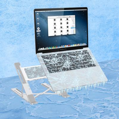 China PORTABLE 3 Seconds Cooling 2 in 1 Laptop Cooler Bracket Tablet Semiconductor Holder for sale