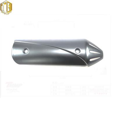 China TMMP motorcycle muffler cover [MT03-0068-201A] for KEEWAY OUTLOOK 125/150 water cooled side exhaust pipe cover for sale