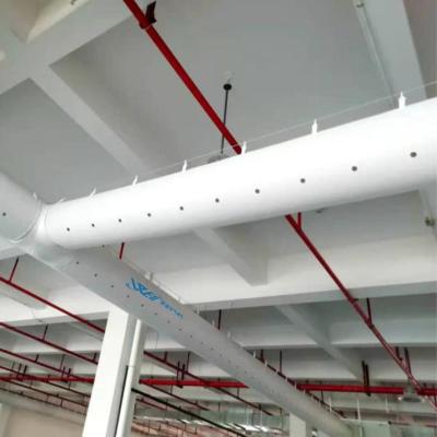 China Modern Custom Air Conditioning Ventilation Resistance Flame Anti-condensation Cloth Flexible Air Duct For Production Workshop for sale