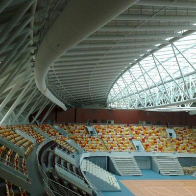 China Modern HVAC System Ventilation Custom Flexible Flame Anti-condensation Fabric Air Duct For Gym for sale