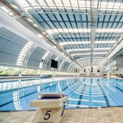 China Modern Custom Flexible Air Intake Solution Ventilation Column Fabric Air Duct For Natatorium for sale