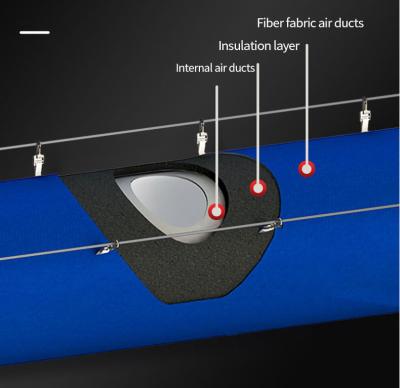 China Modern Fireproof Custom Ventilation Column Insulation Air Duct for sale