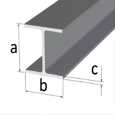 Chine La poutre en double T en aluminium d'ASTM 6082 argentés a galvanisé l'épaisseur de 8mm pour le panneau en aluminium de coffrage à vendre