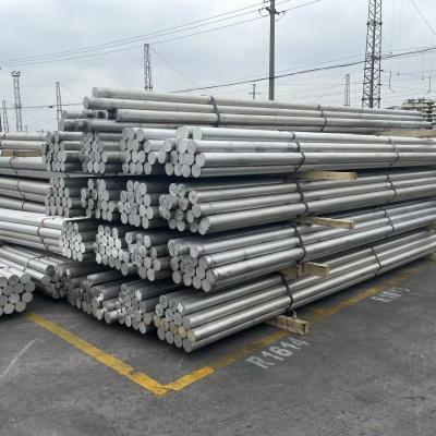 China Aluminiumstaaf legering van de 6000-serie 6061 6082 T6 Al profiel geextrudeerde massieve ronde billetstaaf Te koop