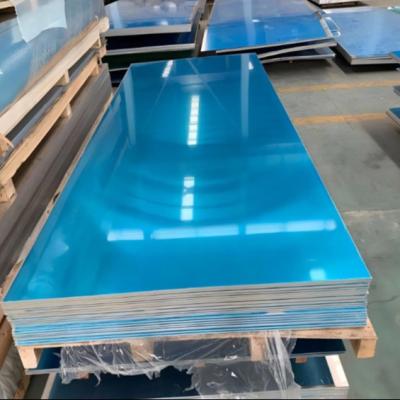 China GB/T 3880 Anti Slip PVC Film Aluminium Sheet Polished 3003 3105 H22 H32 H14 Embossed for sale