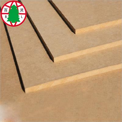 China Moisture Proof Raw MDF Board Price Plain MDF Board For Furniture MDF Making for sale