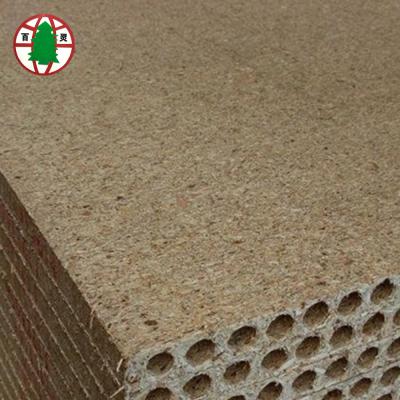 China core particle board/indoor hollow chipboard/tubular chipboard for door for sale