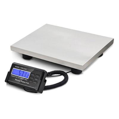 China J&R Warehouse AC 300kg Digital Electronic Pallet Floor Indicator AC Weight Mail Shipping Weighing Bench Digit Balance Scale for sale