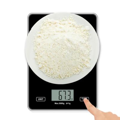 China Newest Function J&R Ultrathin Glass Electronic Nutrition Bilancia Waage Weegweegschaal Weighing Scale Household Appliance Kitchen Scale for sale