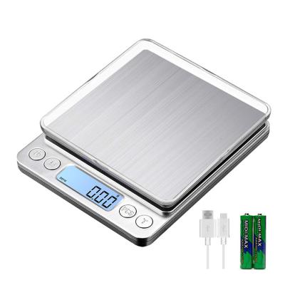 China USB Charging J&R 2021 Best-Selling Products Household Digital Custom Charging Scale 2000g 0.1g USB for sale