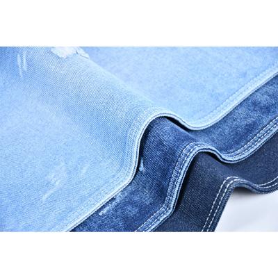 China Breathable 100% Dark Blue 14 Oz Cotton Wholesale Denim Fabric For Dress for sale