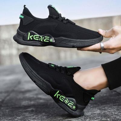 China Breathable running sports Anti-slippery shoes sale and popular wholesale low-top foreign trade shoes sale leisure mesh surface shoes for sale