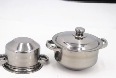 China Home Non Stick Cookware Set , Kitchen Stainless Steel Cooking Pot Set for sale