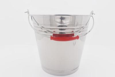 China 2.5L Best selling stainless buckets non-magnetic stainless steel water bucket with handle for sale