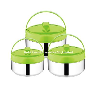 China 6pcs New arrival thermos food warmer container stainless steel double heat preservation pot for sale