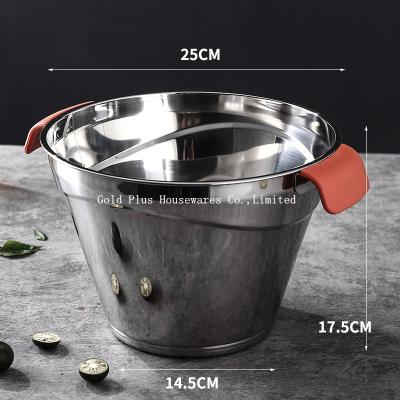 Chine Seau d'eau d'acier inoxydable de Champagne Tin Ice 0.06cbm pour extérieur à vendre