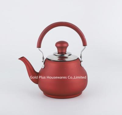 China 1.5L Metallic Painting Signal Stainless Steel Whistling Kettle With Bakelite Handle for sale