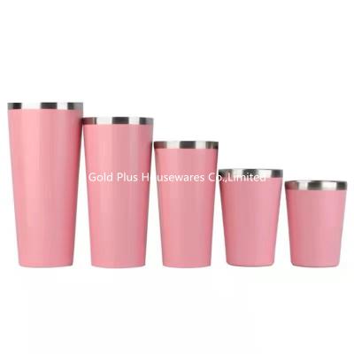 China Drinkware Beer Custom 304SS Thermal Travel Mug 16oz Vacuum Wine Tumbler for sale