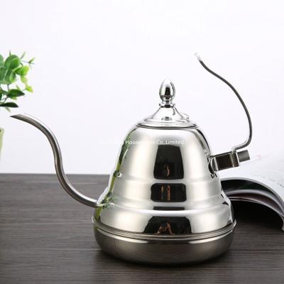 Κίνα Χεριών σταλαγματιάς κενό teapot 1.8L ανοξείδωτου κατσαρολών καφέ χύνοντας προς πώληση