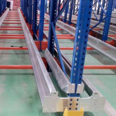 China 75 Pitch Pallet Shuttle Racking OEM FIFO Shuttle Pallet Racking System for sale