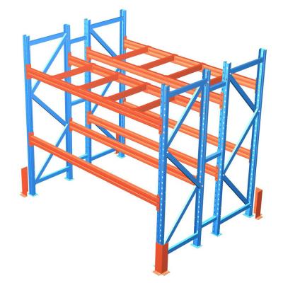 China Mutitier Selective Pallet Racking RAL Color 2T Metal Warehouse Shelving for sale