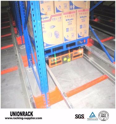 China Warehouse Shuttle Pallet Racking 500KG-3000KG Radio Shuttle Racking System for sale