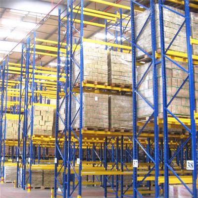 China 2.5T Selective Pallet Racking Length 2700mm Industrial Warehouse Shelving for sale