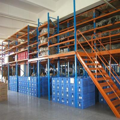 China Multi Levels Rack Supported Mezzanine Floor OEM Mezzanine Storage Platform for sale