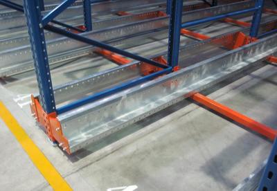 China 25m Heavy Duty Warehouse Racking 1500kg Load Steel Shuttle Racking for sale