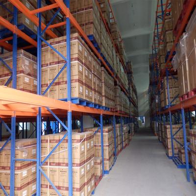 China 800 kg laden pallet planken op maat magazijn rack en plank Te koop