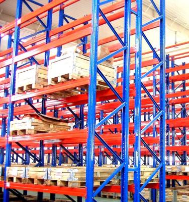 China Q235 Steel VNA Pallet Rack Powder Coating Euro Pallet Racking for sale