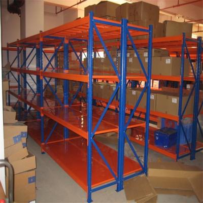 China Customized Long Span Pallet Racking SGS Medium Duty Metal Shelving for sale