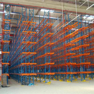 China Alta utilização VNA Racking 3000kgs Armazenamento de paletes de alta densidade à venda