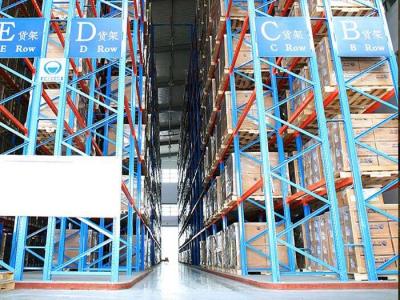 China 50mm Pitch VNA Racking Customized Narrow Aisle Racking System  for sale