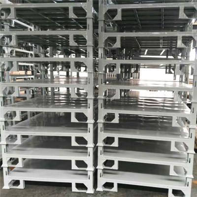 China Foldable Stacking Pallet Racks Galvanized Or Powder Coating for sale