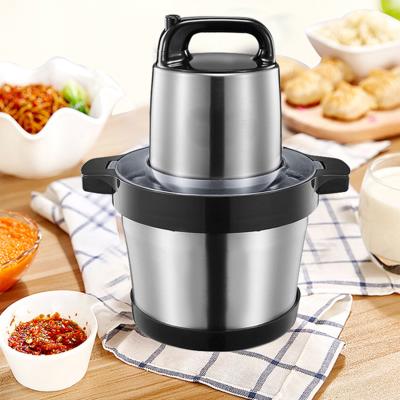 Chine Colorful Household Mini 6L Vegetable Chopper Machine Plastic Meat Mincer Electric Meat Grinder à vendre