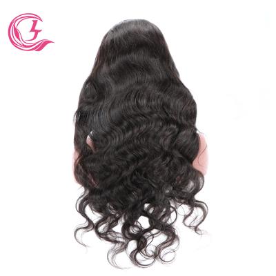 China Body Wave Peruvian Manufactures Super Thin Mink Double Drawn 5*5 Body Wave Hd Lace Closure Wigs With Side Part For Black Woman for sale