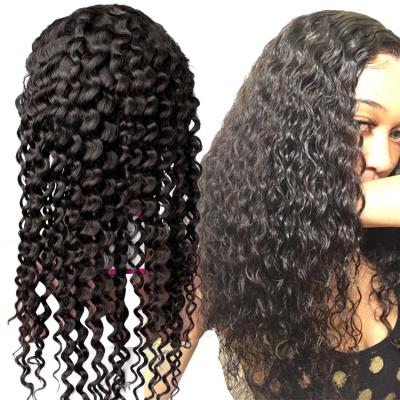 China 100% Original Brazilian Human Hair 10-30 Inch Deep Wave Lace Front Wig Hair Piece Virgin 100% Original Indian Hair Order CLJhair Online Company for sale