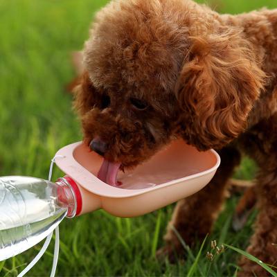 China Portable Viable Pet Food Water Bottle Dogs Matchable Cats Mineral Water Bottle For Traveling for sale