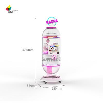 China indoor shopping mall//supermarket capsule toy vending machine luxury coin operated gashapon electronic games coin pusher arcade machines for kids and adults for sale