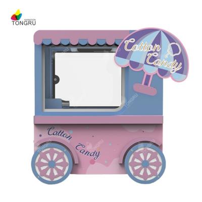 China SDK Automatic Candy Magic Floss Cotton Candy Vending Machine for sale