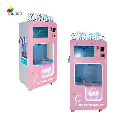 China Fun Auto Marshmallow SDK Singapore Flower Cotton Candy Vending Machine Profession Robot Silk Machine Candy Floss Fairy for sale