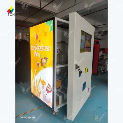 China SDK Hot Automatic Potato Chips Pop Up Vending Machine Fried Chicken Wings and French Fries Vending Machine for sale